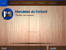 Tablet Screenshot of menuiserie-fontanil-38.com